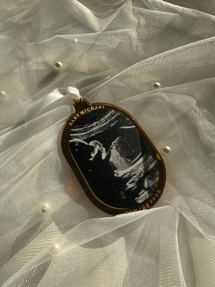 Photo Ornament | First Christmas as Expecting Parents Ornament | Personalized, Christmas, Gift, New Born