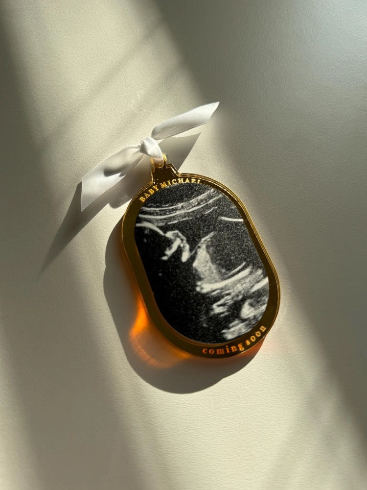 Photo Ornament | First Christmas as Expecting Parents Ornament | Personalized, Christmas, Gift, New Born